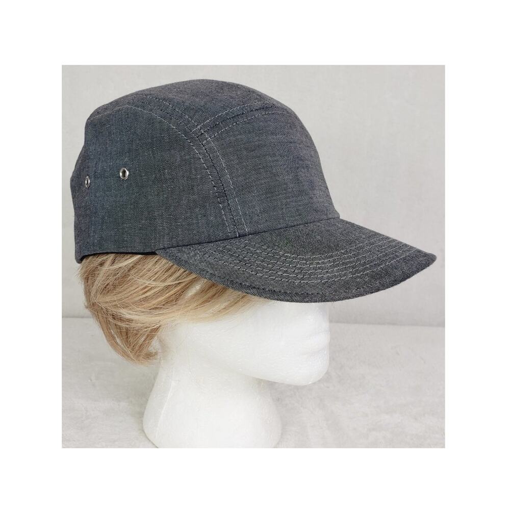 Alife Cap Unisex 5 Panel Hat One Size Grey Denim Adjustable Back Alife Works